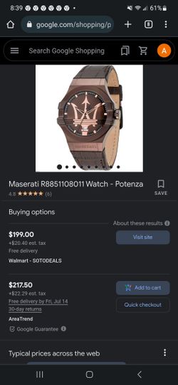 Scuderia Ferrari Maserati Watches Never Worn for Sale in