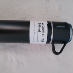 500ml Black Metal Water Bottle