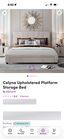 Platform Storage bed frame