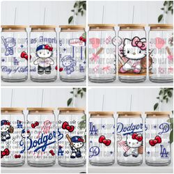 Libby Cup, Glass Cup, Hello Kitty, Dodgers, Hello Kitty Night, Gift 