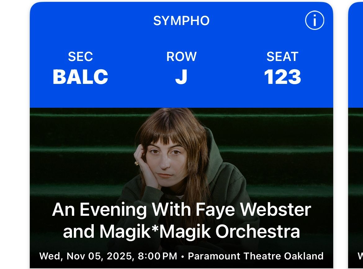 Faye Webster Concert Tickets