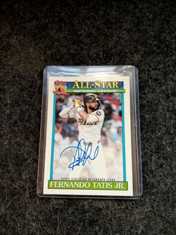 MLB Topps Fernando Tatis Jr. Auto