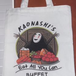 Studio Ghibli Spirited Away No Face Tote Bag