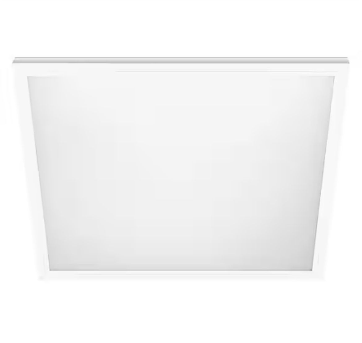 Commercial Electric 1-Pack 2 ft. x 2 ft. 4250 Lumens Non-Dimmable Integrated LED Flat Panel Ceiling Flush Mount Fixture Selectable 5CCT