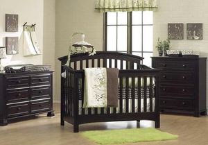 Baby Cache Bliss Essential Curved Top Crib Espresso For Sale In