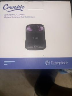 Crwahie Ultrasonic Cleaner for Aligners and Retainers
