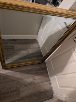 Vintage Wood framed Mirror