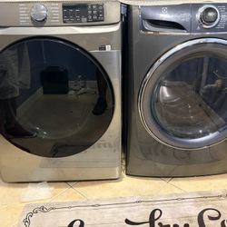 Electrolux Washer + Samsung Smart Steam Dryer