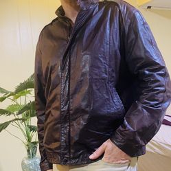 REMY DARK PURPLE BIKER JACKET
