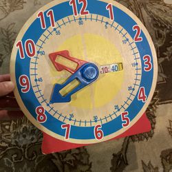 Melissa And Doug Tell Time Clock