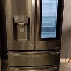 Grey French 4-Door cooling and freezing with warranty