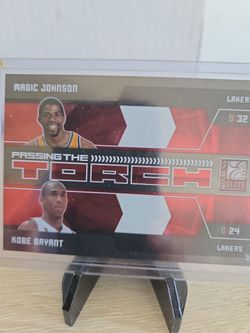 Lakers  Kobe  Bryant  magic  Johnson  Parallel  Card