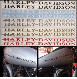 Harley Davidson Decal Pair
