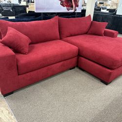 Red Sofa / Sectional