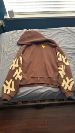 RL New York State Lovers hoodie brown/beige men’s size large