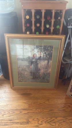 Framed Pastoral Portrait Print