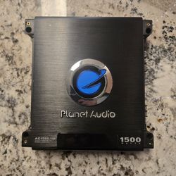 1500 Watt 2 Channel Mono Amp (Planet Audio)