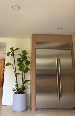 Large Stainless Steel Double-Door Refrigerator – [Sub Zero]