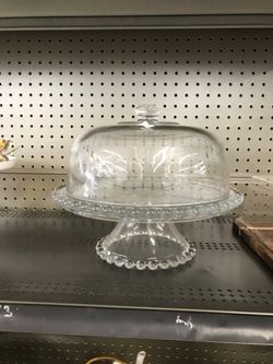 Glass Cake/Dessert Serving/Storing Case/Tray