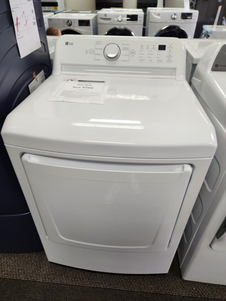 LG 7.3CF GAS DRYER 569! 0 DOWN 0% FINANCING! 1 YR WARRANTY! 48HR DELIVERY! 5% FIRST RESPONDERS!