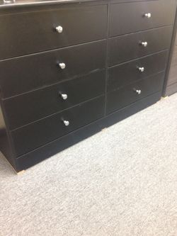 Compressed wood dresser 8 drawers