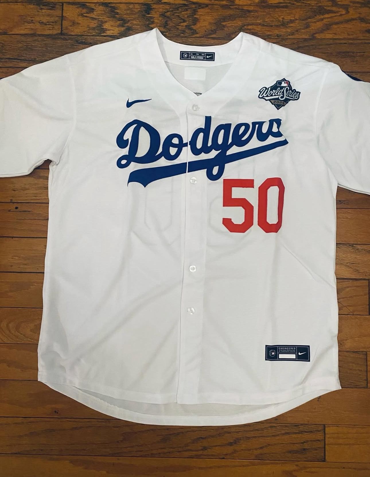 2025 World Series Mookie Betts Jersey