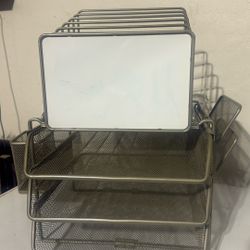Metal Desk File Organizer 