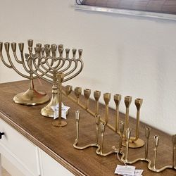 Candelabros en acero