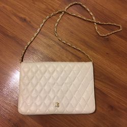 Jay Herbert New York Vintage White Quilted Bag