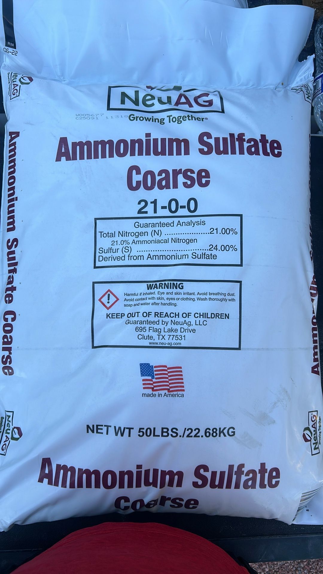 Fertilizer 21-0-0