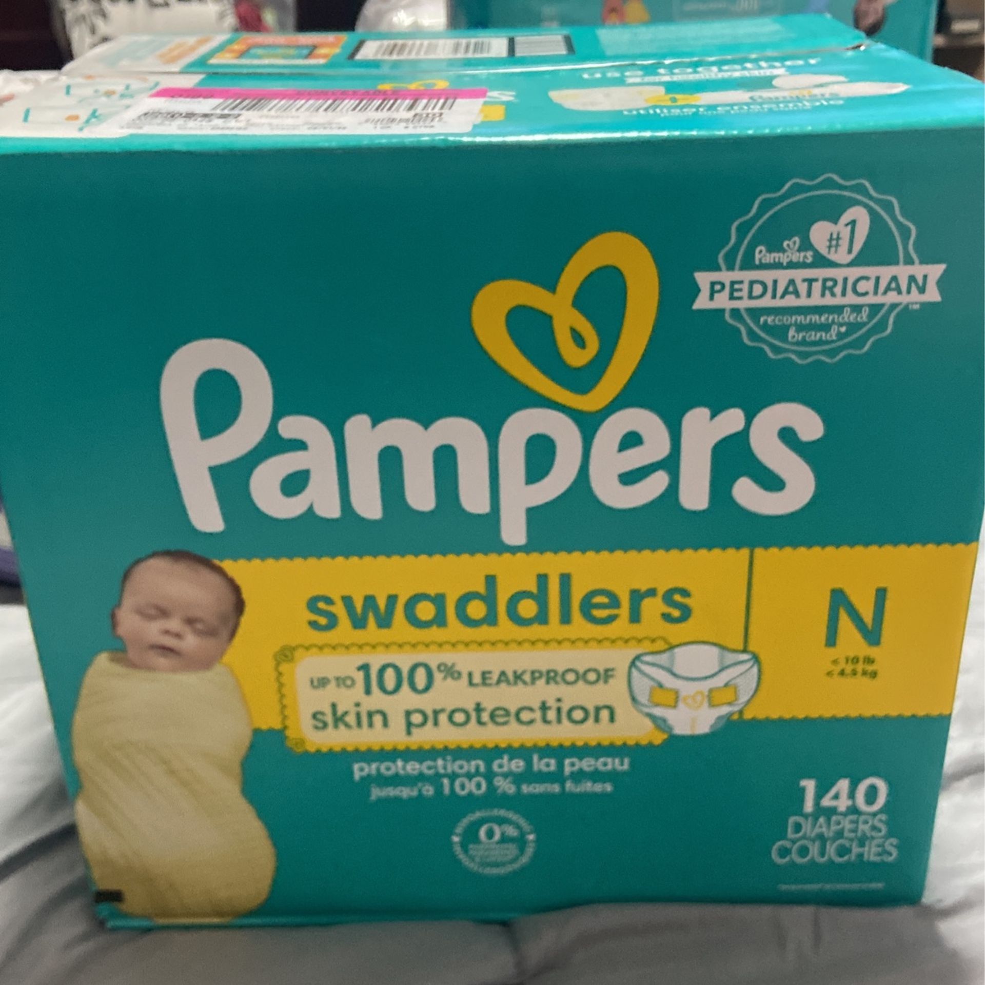 Pampers Swaddlers Size Newborn 140 