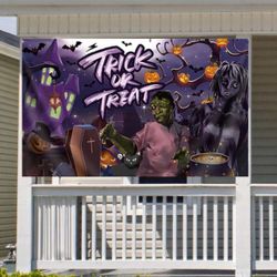 Trick Or Treat Halloween Backdrop 