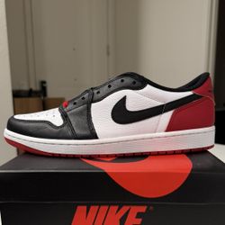 Jordan 1 Low ‘Black Toe’ - Size 9.5M