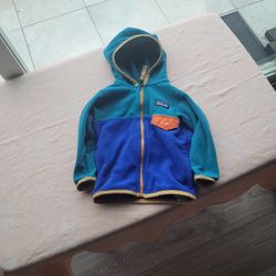 Patagonia Baby Hooded Fleece Jacket 6-12M