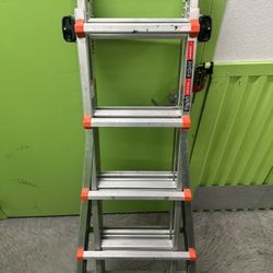 Little Giant Safety Revolution M22 Aluminum Type-1A 300lb Telescoping Multi-Position Ladder with Ratchet Leg Leveler