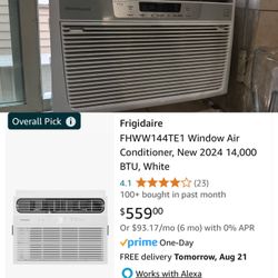 Frigidaire FHWW144TE1 Window Air Conditioner, 14,000 BTU, White