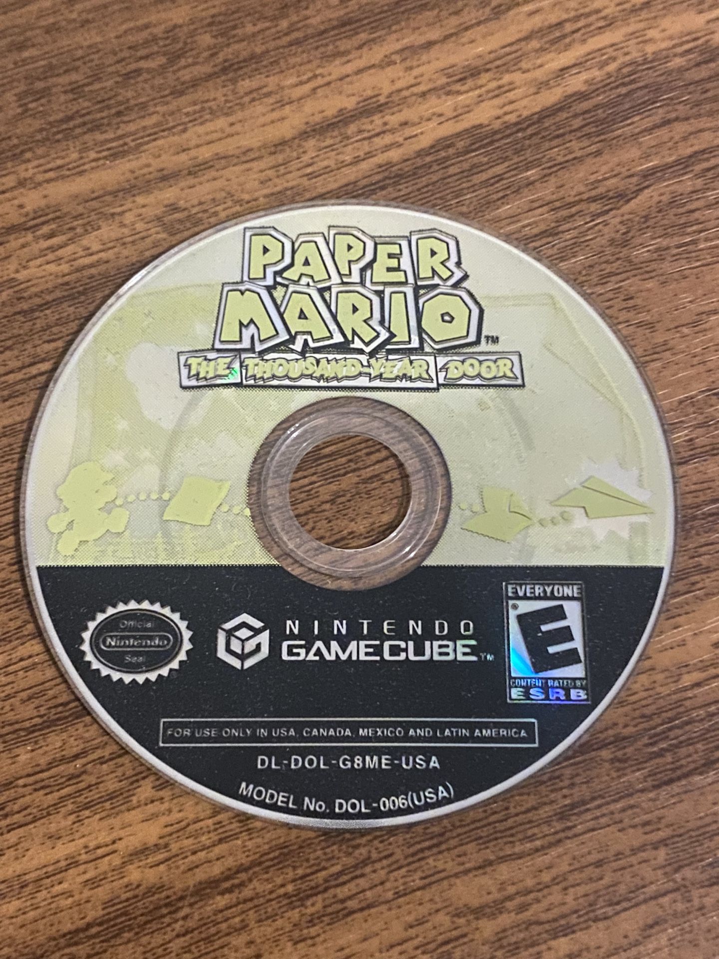 Nintendo Gamecube Paper Mario