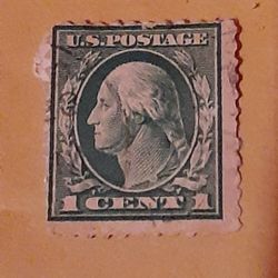 Washington 1 Cent Stamp