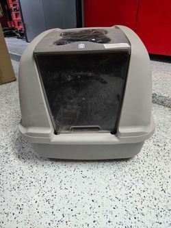 Cat box and scooper
