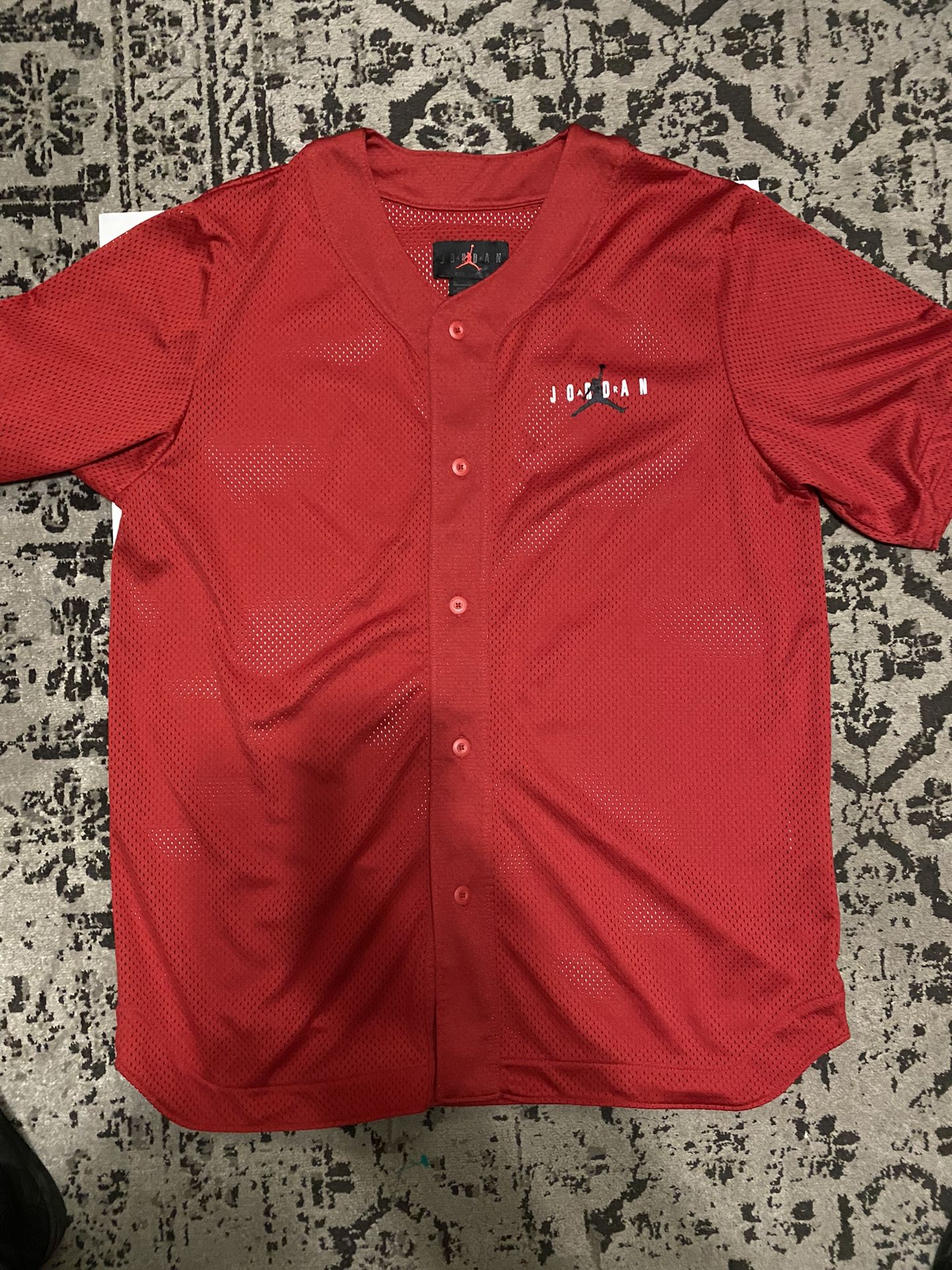 Vintage Nike air jordan jumpman mesh baseball jersey