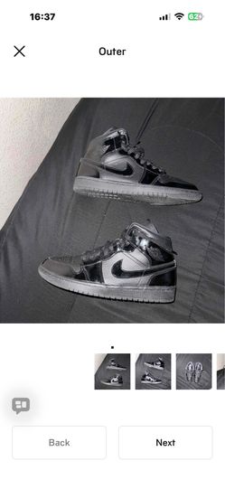 AJ 1 Mid Triple Black 8M/9.5W