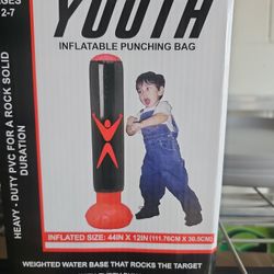 Inflatable Youth Punching Bag NIB