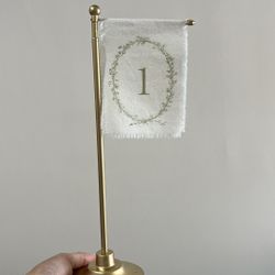 Table Numbers 1-10 & Gold Stand (10)