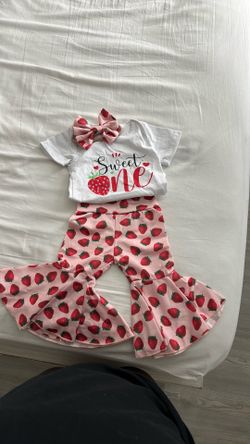 Sweet One Theme Outfit for 1yrs old/Birthday Banner
