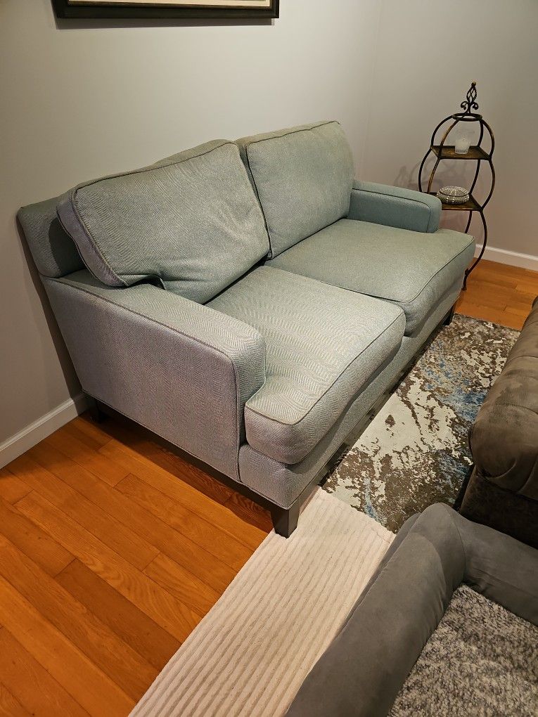 Beautiful Light Blue Love Seat