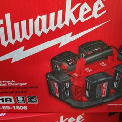 Milwaukee 6 Way Sequential Charger