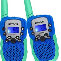 Brandnew 2pk RT388 Kids Walkie Talkies,Toys Gifts for 6-12 Year Old Girls Boys,Long Range Toy Walkie Talkie,Birthday Gifts Outdoor Camping