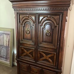  Vintage wardrobe chest Armoire From The 70’s Like New 