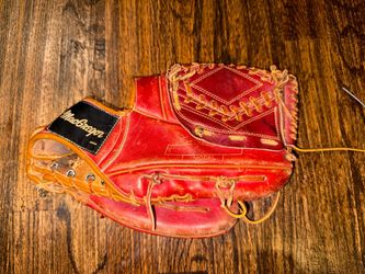 Vintage MacGregor Frank Robinson Autograph RHT Red Leather Baseball Glove 670R