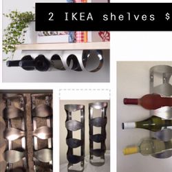 2 IKEA Stainless Floating Shelves $18